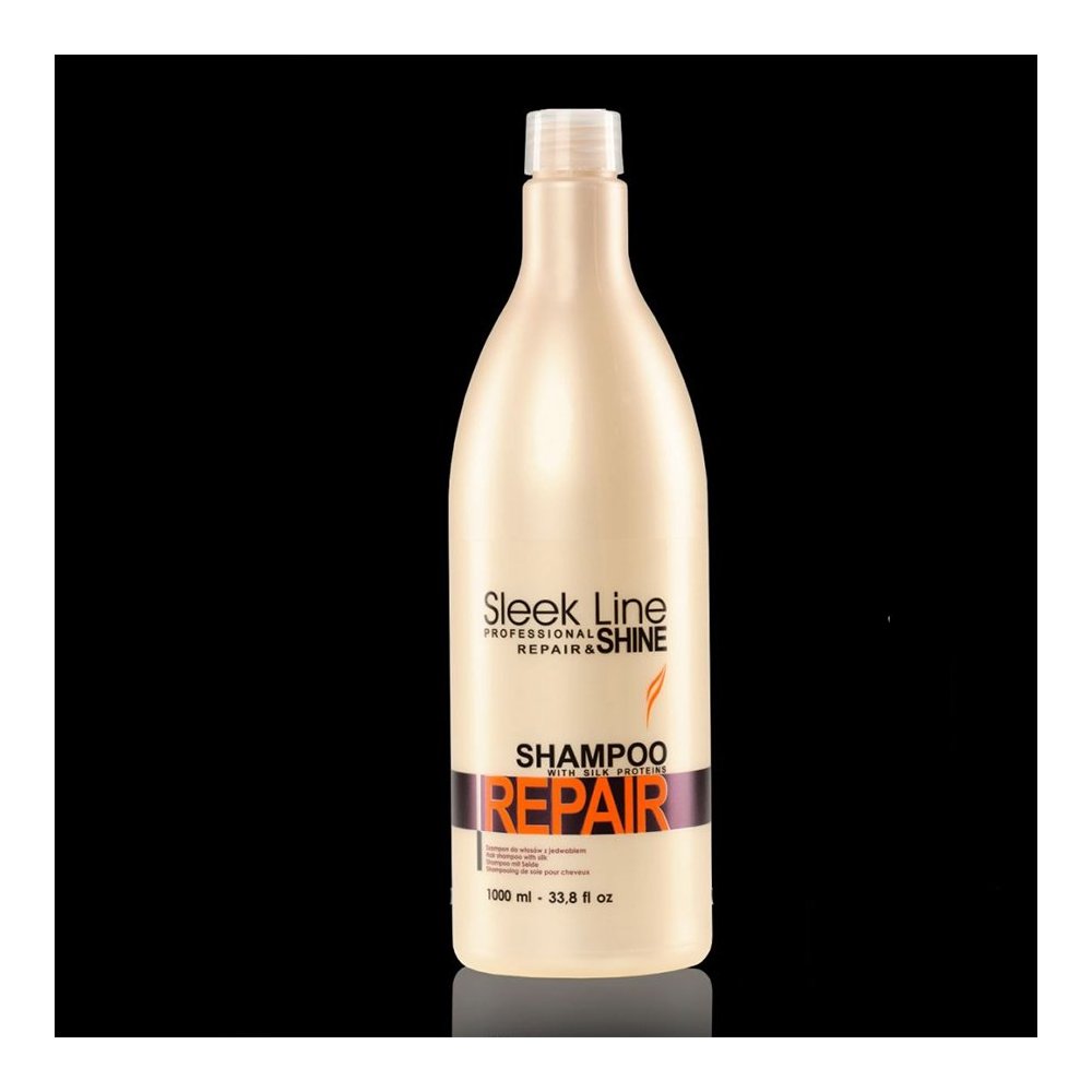 Szampon Sleek Line REPAIR Jedwab 1L Stapiz