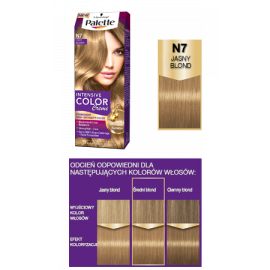 N7 Jasny Blond Intensive Color Creme Palette