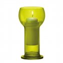 Świecznik szklany limonkowy Lucilla