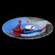 Talerz szklany deserowy 20 cm Spiderman Luminarc