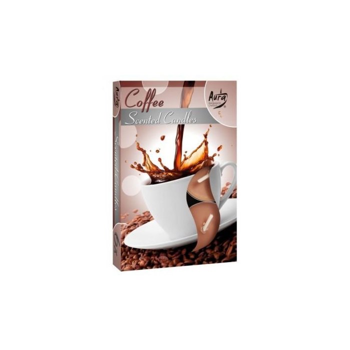 Podgrzewacz zapachowy Kawa Coffee świeczka Tealight 6szt Bispol