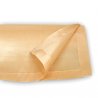 Bieżnik tafta złoty 45x143cm  Krawędź zakładki/obszycia ma 2 cm.