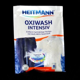 OXI usuwa plamy z tkanin białych i kolorowych Heitmann 50
