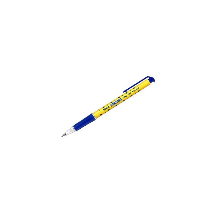 Długopis automatyczny 0,7mm niebieski Toma