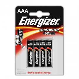 Baterie alkaliczne AAA LR03 Energizer 4 szt
