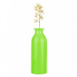 Wazon butelka 25cm zielony Glasmark