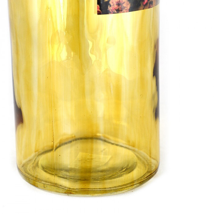 Dekoracyjna butelka szklana 26,5 cm