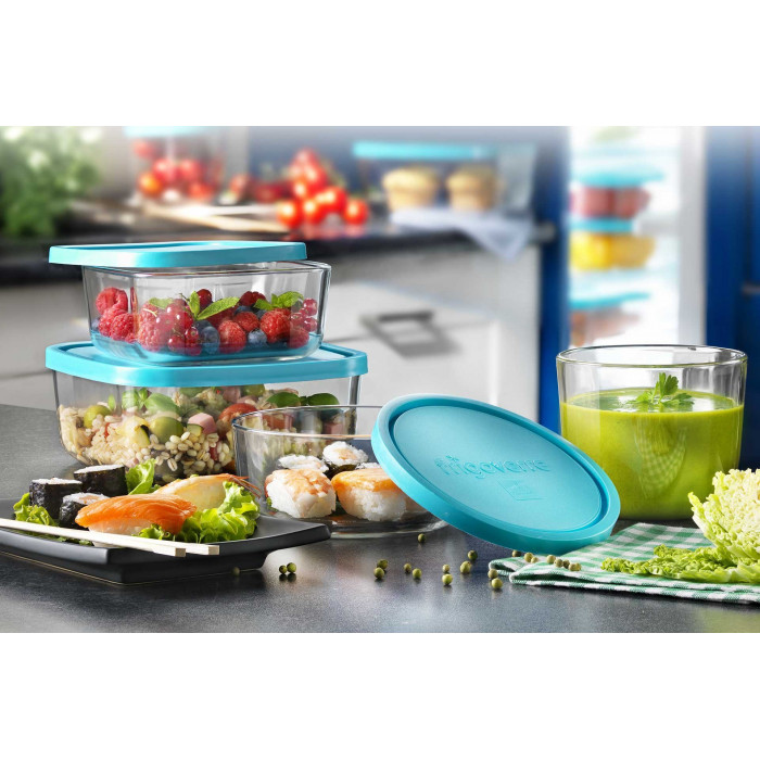 Pojemnik szklany z pokrywką 9,5 x 7,3 Frigoverre Bormioli