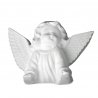 Aniołek ze skrzydłami gipsowa figurka 12 cm