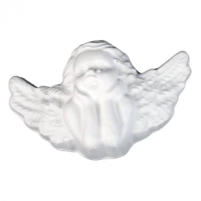 Aniołek ze skrzydłami gipsowa figurka 10 cm