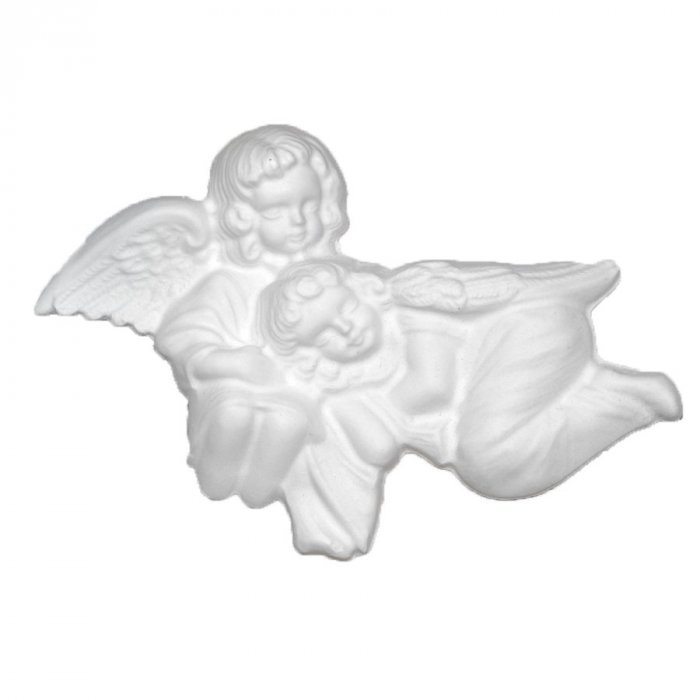 Dwa aniołki gipsowa figurka 20,5 cm 