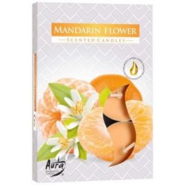 Podgrzewacz zapachowy Kwiat mandarynki Tealight 6szt Bispol