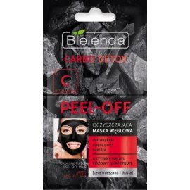 CARBO DETOX Oczyszczająca maska węglowa PEEL–OFF Bielenda