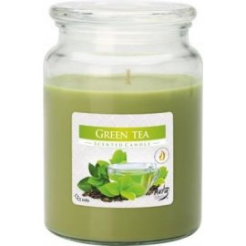 Świeca zapachowa w szkle z wieczkiem Zielona Herbata