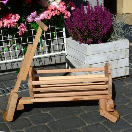 Drewniany pojazd biegowy i wózek 2w1 Ekozabawka