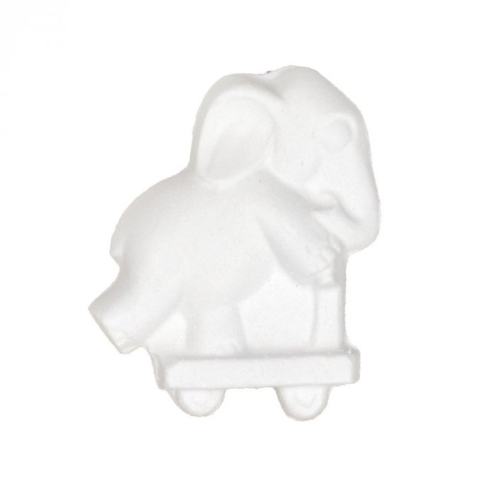 Gipsowa figurka Słoń na hulajnodze