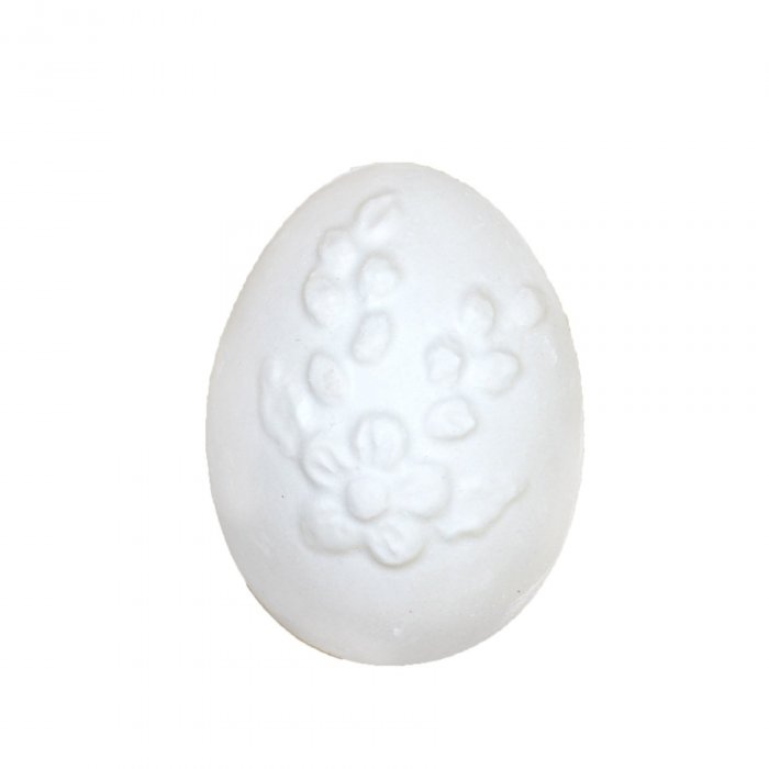 Gipsowa figurka Jajko z kwiatem Wielkanoc
