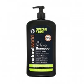 Ultra oczyszczający szampon Charcoal & Mint Natural World