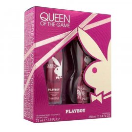 Queen Of The Game zestaw prezentowy dezodorant spray + żel pod prysznic Playboy