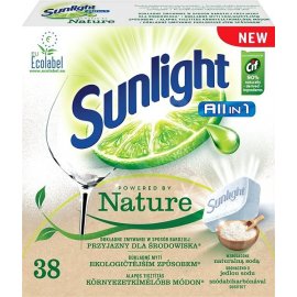 Sunlight Powered by Nature All in 1 tabletki do zmywarki