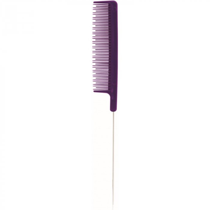 Grzebień do włosów z metalowym szpikulcem 21cm Intervion