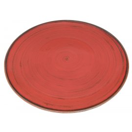 Talerz płytki 28cm Nostalgia czerwony 1105 BOGUCICE