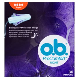 Tampony o.b. Procomfort Night Normal Silk Touch A36