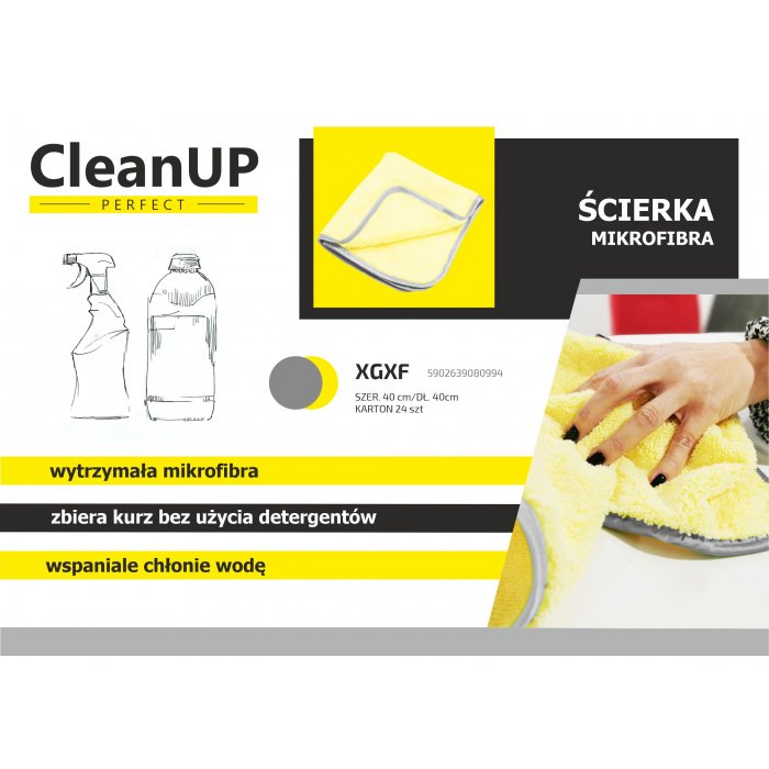 Ściereczka Mikrofibra Clean Up Domex