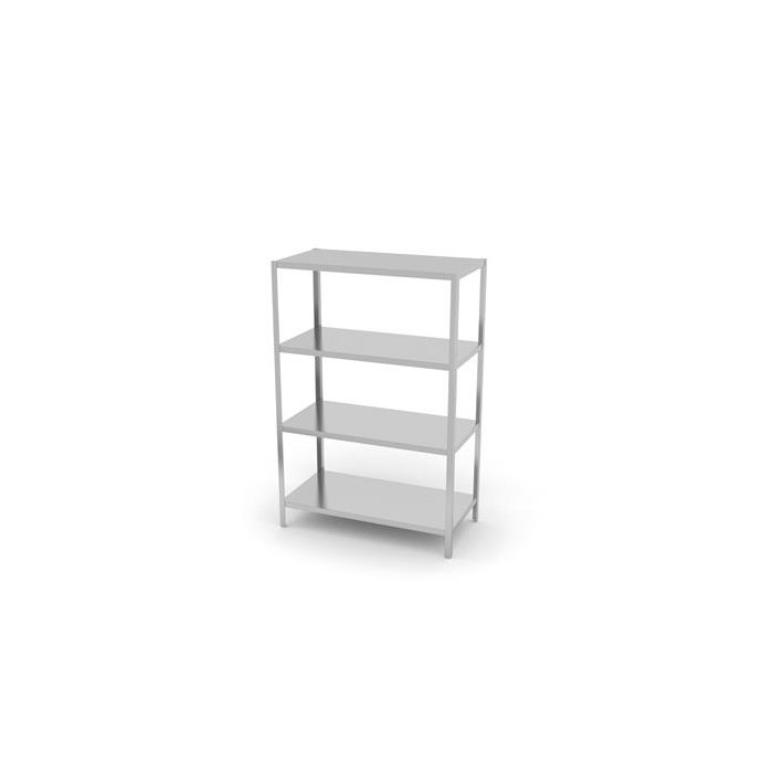 Regał magazynowy 4 półki pełne - skręcany 812518