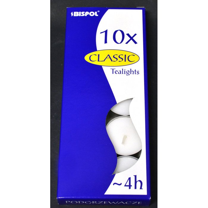 10 świeczek typu Tealight