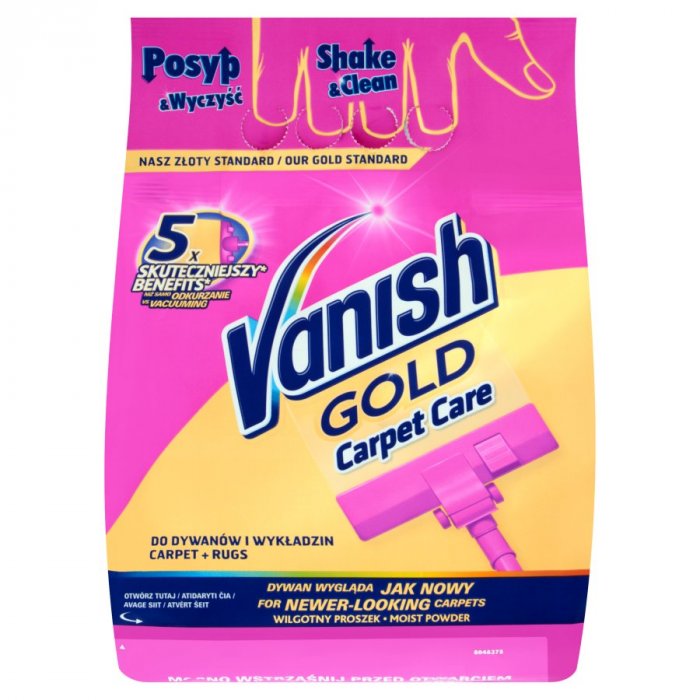 Vanish Gold Carpet Care Proszek do dywanów i wykładzin 650 g