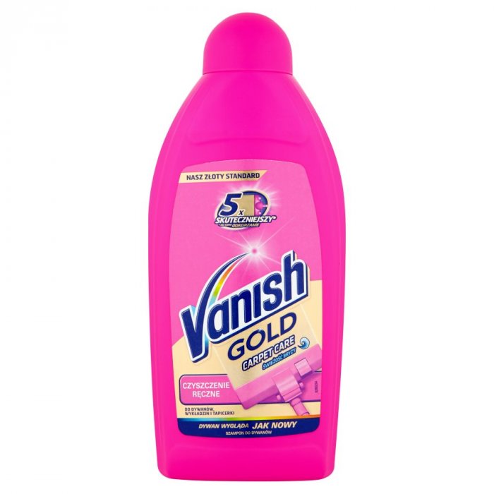 Vanish Gold Carpet Care Czyszczenie ręczne świeżość bryzy Szampon do dywanów 500 ml