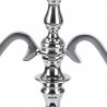 Świecznik KANDELABR 3-ramienny srebrny wysoki połysk