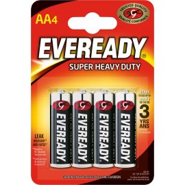 Bateria Eveready Super Heavy Duty AA R6 /4szt.