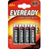 Bateria Eveready Super Heavy Duty AA R6 /4szt.