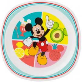 Plastikowy talerz płytki Mickey Everywhere 22cm