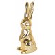 Złoty królik stojący 23,4cm EWAX