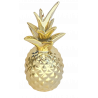Ceramiczna figurka złota/srebrna mix Ananas 13cm