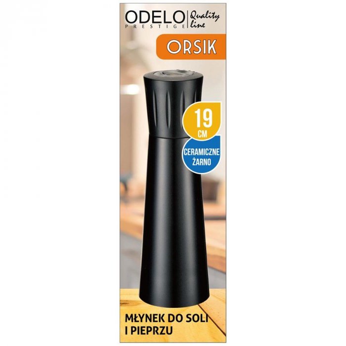 Ręczny młynek ORSIK do soli i pieprzu ODELO