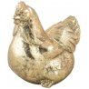 Złota kura przecierana duża 21cm EWAX