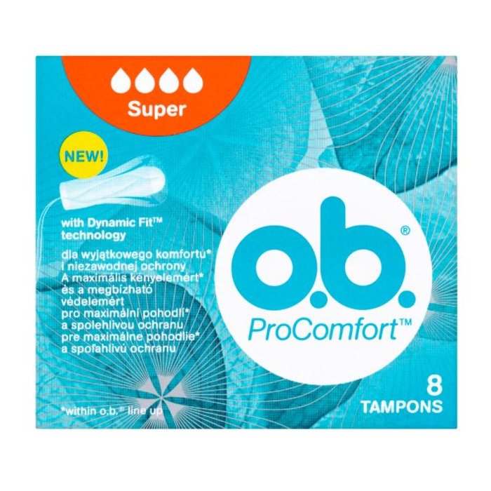 Tampony ProComfort Super o.b. 8 szt. ob