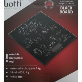 Elektroniczna waga kuchenna Black Board BOTTI