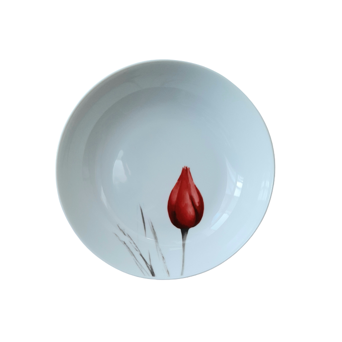 Salaterka/talerz głęboki 18 Roma tulipan dek.3830 Lubiana