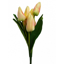 Bukiet tulipanów sztucznych 9 szt. żółte JUCCA