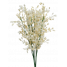 Gałązka 1 sztuka kwiat sztuczny biały SACO