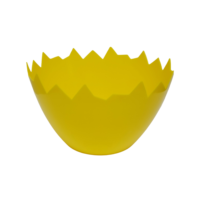 Osłonka na doniczkę skorupka jajka żółta 12 cm ENTE