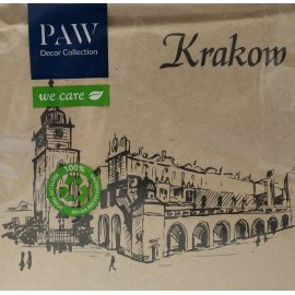 Serwetki z bibuły Kraków 33 x 33 cm 20 szt. PAW
