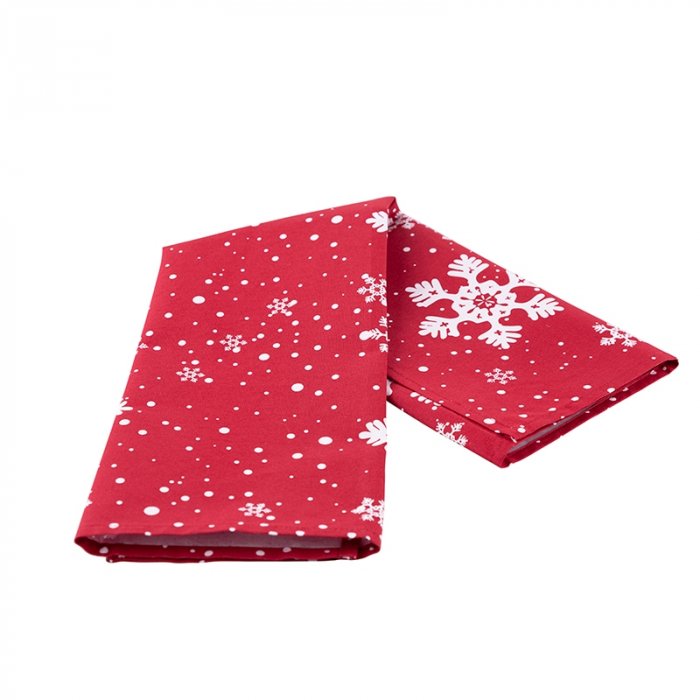 Ręcznik kuchenny 50x70cm czerwony śnieżynki ALTOM