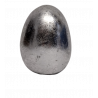 Figurka jajko srebrne 6,5 cm SACO