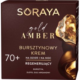 Gold Amber Bursztynowy krem 70+ dzień/noc Soraya